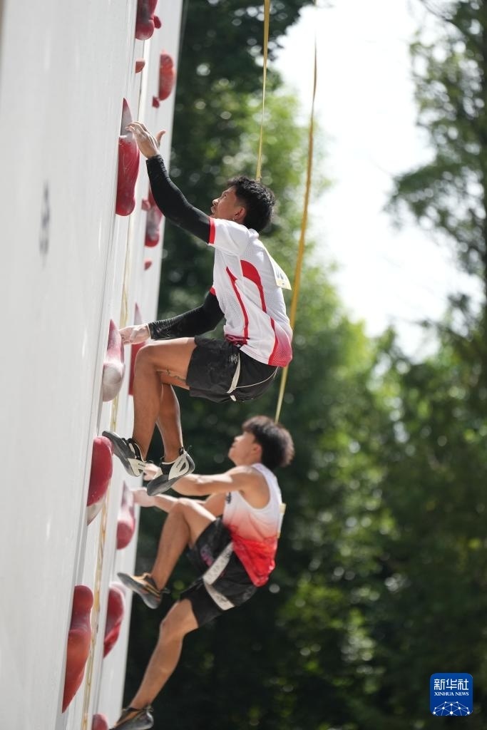 湖南黄金攀, 攀岩女子速, 准速度赛道